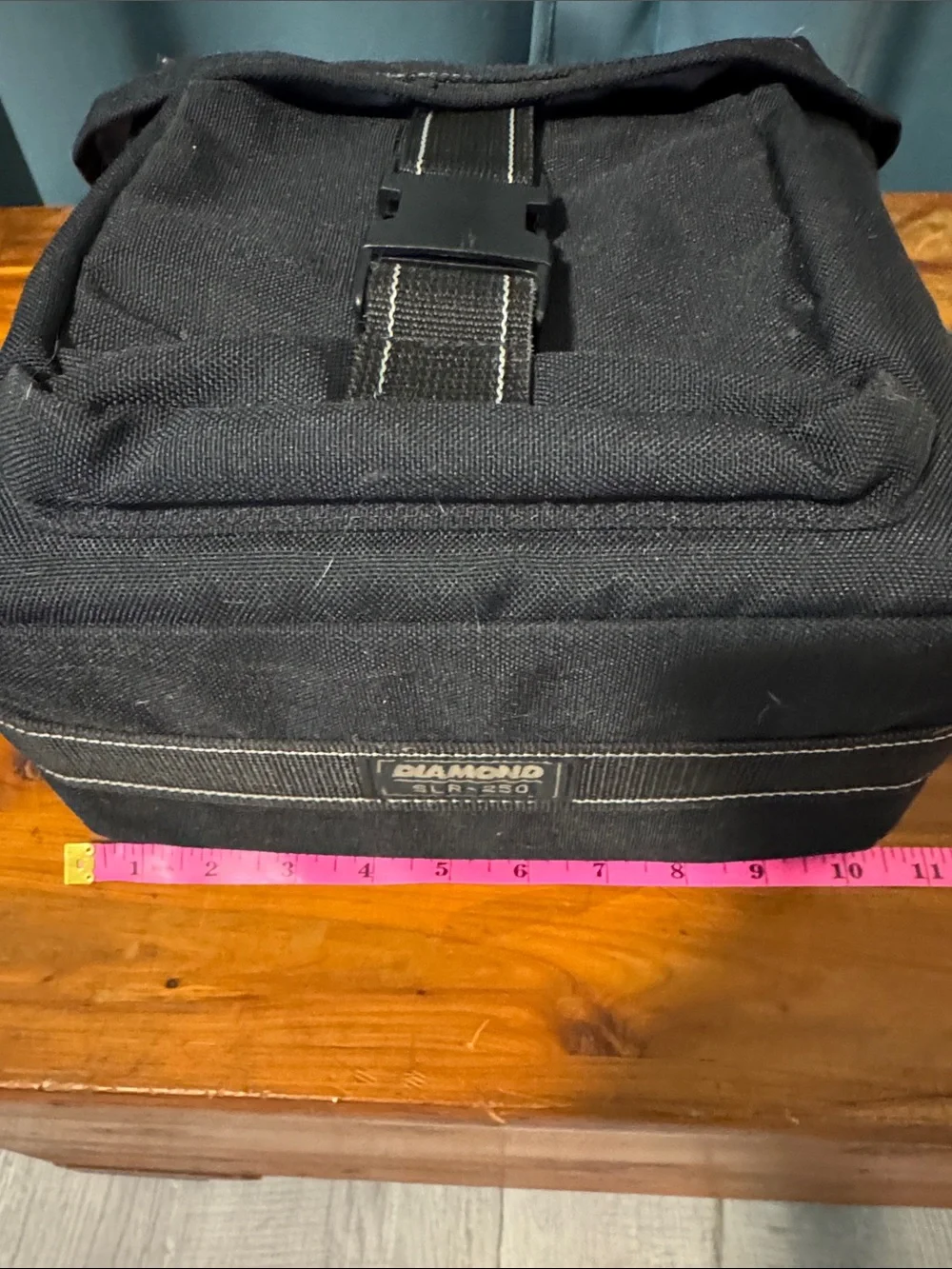 Diamond Supply Co. Black Canvas Crossbody Bag (repurposed camera/lens case)